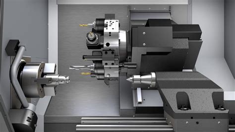 cnc lathe animation